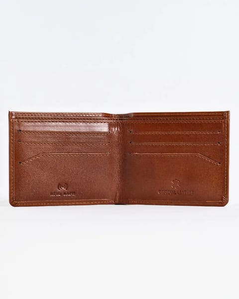 Texas (Sleek Series) - Men’s Original Leather Wallet (Rich Brown)
