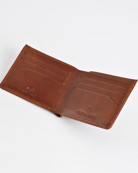 Texas (Sleek Series) - Men’s Original Leather Wallet (Rich Brown) - Image 2