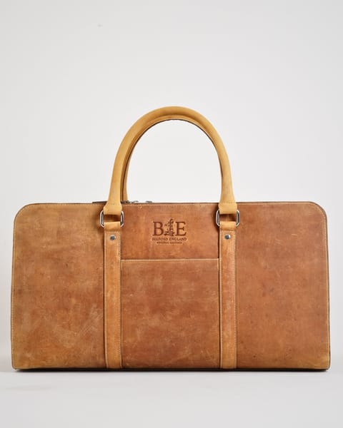 Elite Traveller - Original Leather Travel Bag (Rugged Tan) - Image 2