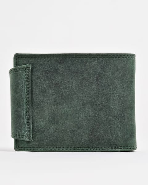 Derby - Men’s Original Leather Wallet (Rugged Green) - Image 2