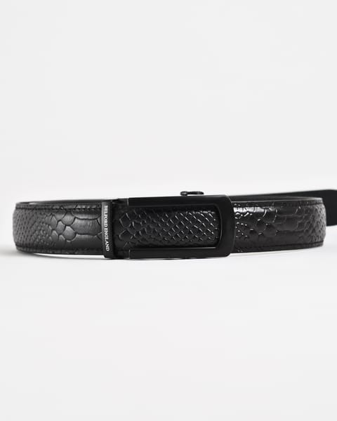 Oxford Men's Original Leather Belt  (Python Black)  28-44 - Image 5