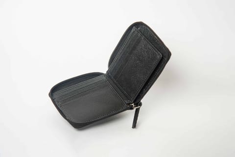 Rugged Q7 Men’s Original Leather Zipper Wallet (HARD LEATHER) - Image 4