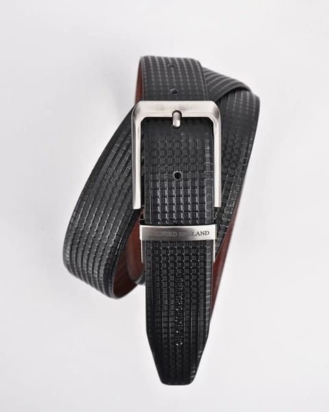 Torino Men's Original Leather Belt  Reversible (Black & Brown) - 28-44 - Image 9