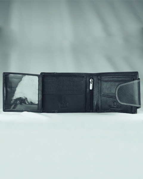 Indigo Men’s ORIGINAL LEATHER Wallet  Rfid Protected - Image 3