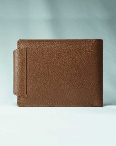 Manchester Men’s ORIGINAL LEATHER Wallet  RFID PROTECTED (brown) - Image 2