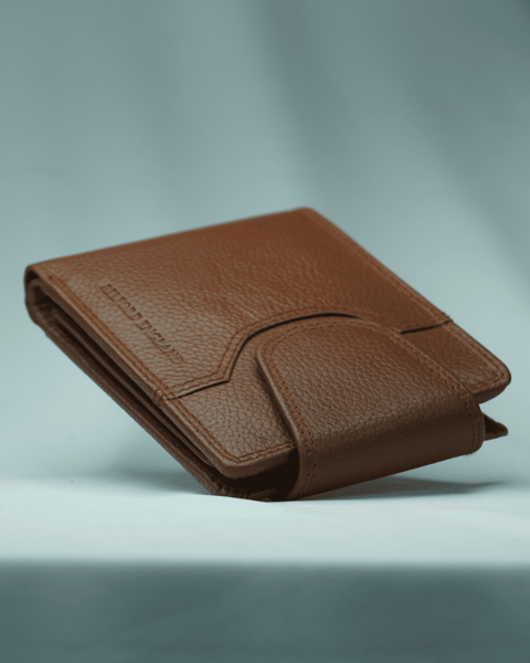 Manchester Men’s ORIGINAL LEATHER Wallet  RFID PROTECTED (brown) - Image 4