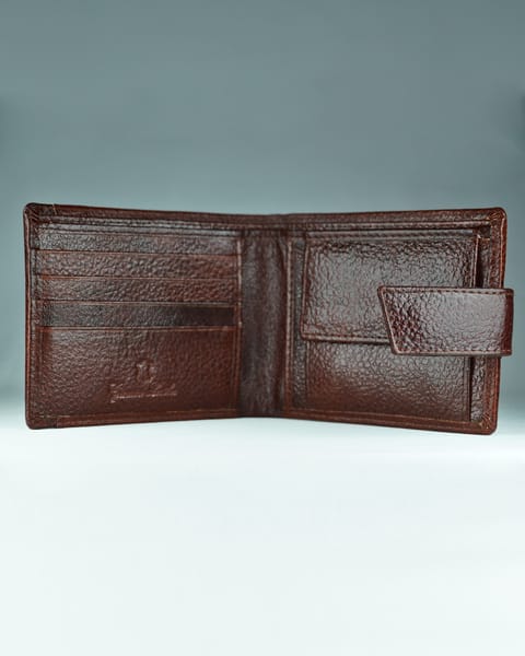 Richmond Men’s Original Leather Wallet (Cherry Blend) - Image 3