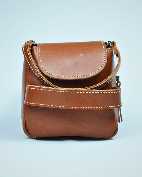 Japan - Original Leather Dopp Kit (Tan) - Image 6