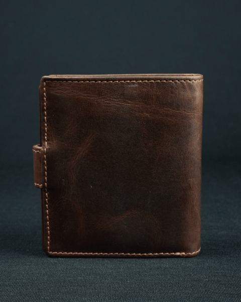 Braxton- Men’s Original Leather Wallet (Vintage Brown) - Image 13