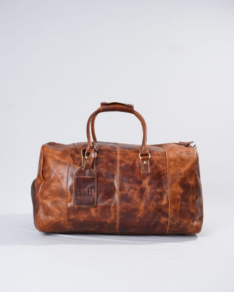 BroadMan - Original Leather Travel Bag (Legacy Tan) - Image 3