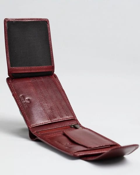 Derby - Men’s Original Leather Wallet (Brown & Cherry Blend) - Image 3