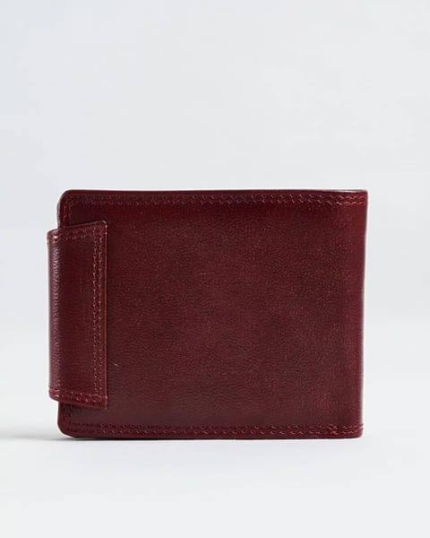 Derby - Men’s Original Leather Wallet (Brown & Cherry Blend) - Image 8
