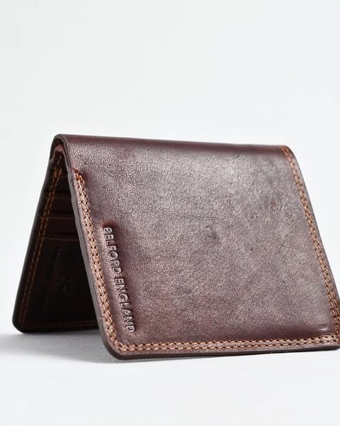 Aubrey - Men’s Original Leather Wallet - Vintage Brown - Image 3