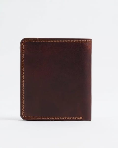 Aubrey - Men’s Original Leather Wallet - Vintage Brown - Image 8