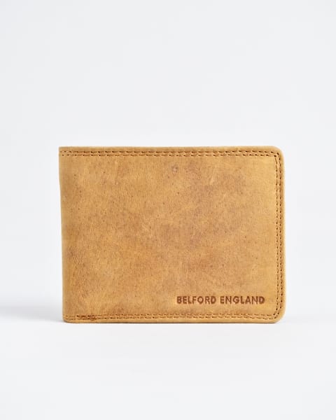 Cambridge Men’s Original Leather Wallet (Rugged Tan) - Image 6