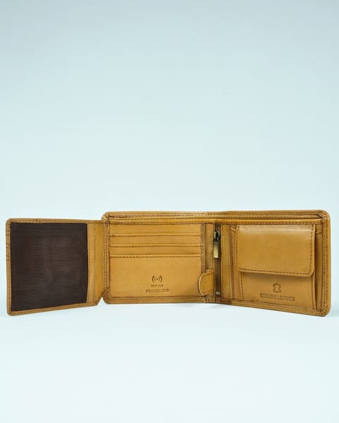 Cambridge - Men’s Original Leather Wallet (Rich Tan) - Image 7