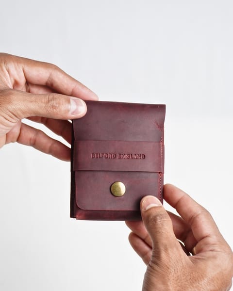 Bolton - Men’s Original Leather Wallet (Cherry) - Image 3