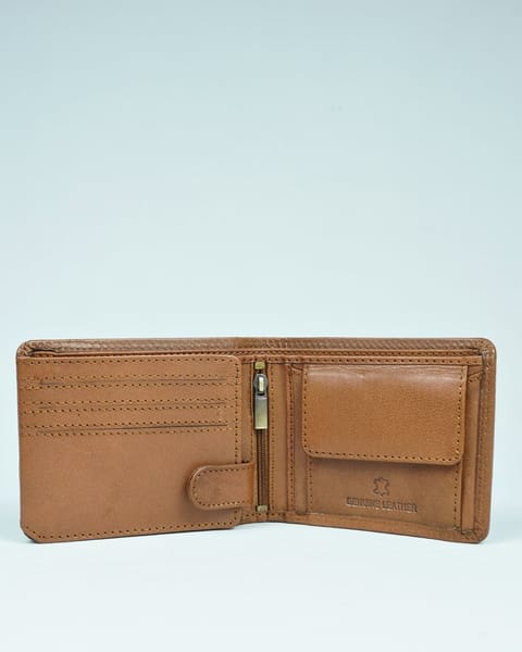 Cambridge - Men’s Original Leather Wallet (Walnut Brown) - Image 2