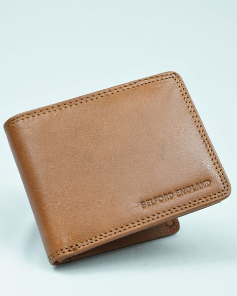 Cambridge - Men’s Original Leather Wallet (Walnut Brown) - Image 8