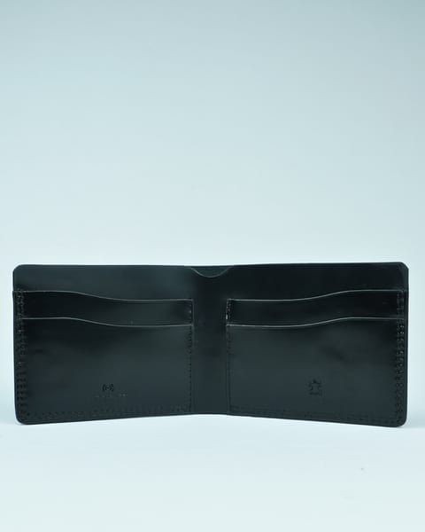 Berlin (Sleek Series) - Men’s Original Leather Wallet (Jet Black) - Image 5