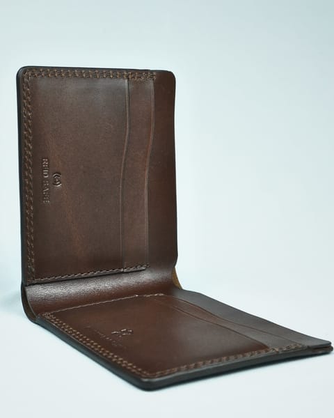 Berlin (Sleek Series) - Men’s Original Leather Wallet (Lux Brown) - Image 4