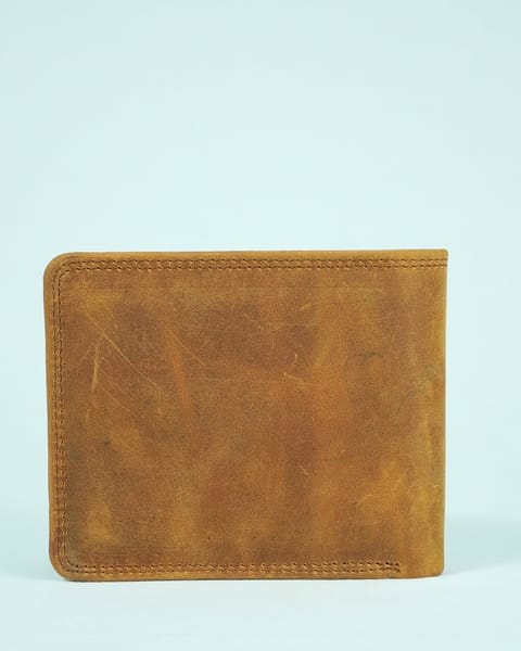 Cambridge - Men’s Original Leather Wallet (Vintage Rustic Tan) - Image 7
