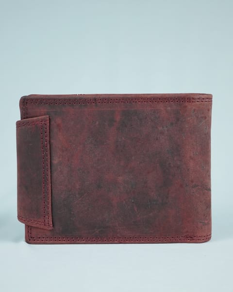 Derby - Men’s Original Leather Wallet (Rugged Cherry) - Image 8