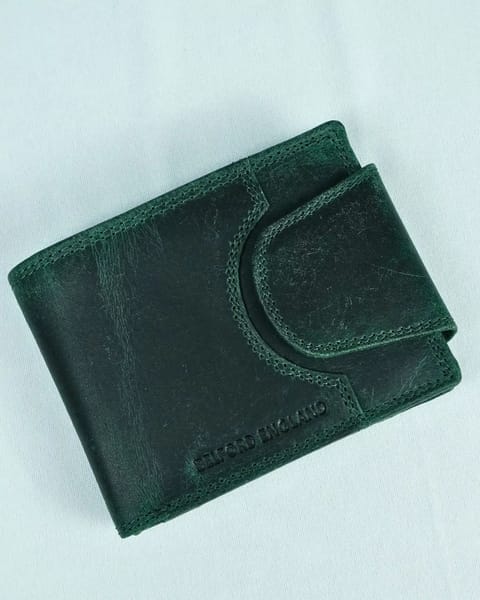 Derby - Men’s Original Leather Wallet (Rugged Green)