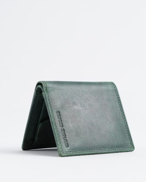 Hyde(Sleek Series) Men’s Original Leather Wallet (Rugged Green) - Image 2