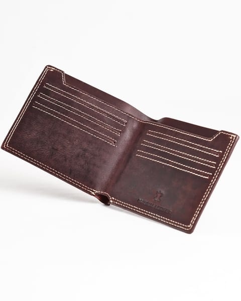 Heritage (Sleek Series) - Men’s Original Leather Wallet - Vintage Brown