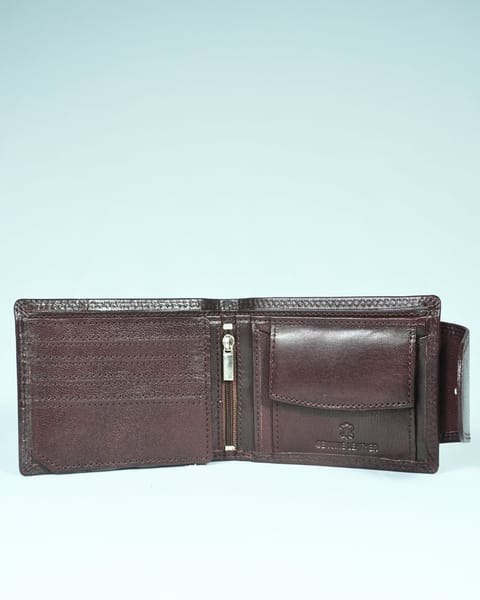 Derby - Men’s Original Leather Wallet (Cherry) - Image 6