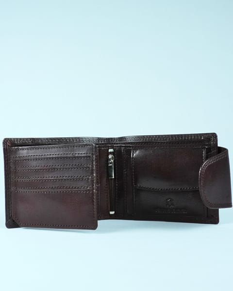 Derby - Men’s Original Leather Wallet (Cherry) - Image 7