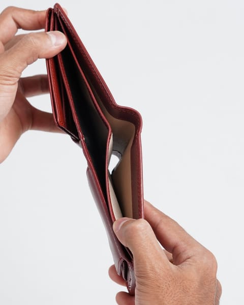 Harvard Men’s Original Leather Wallet (Brown & Cherry Blend) - Image 7