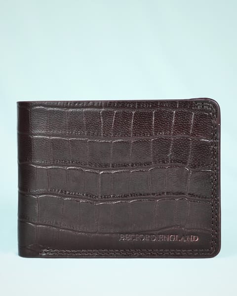 Heritage - Men’s Original Leather Wallet (Croco Cherry) - Image 4