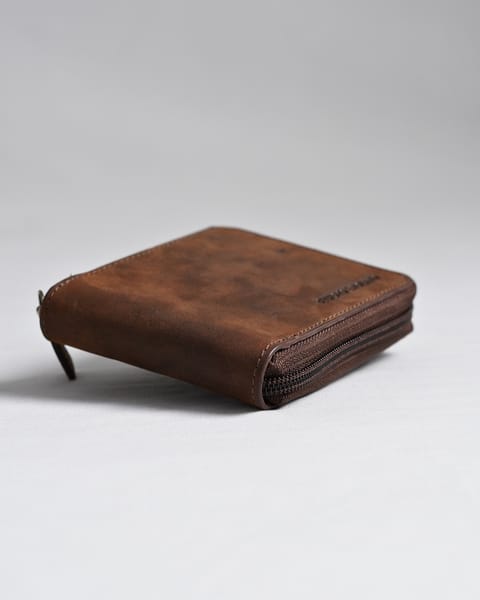 Tokyo Men’s Original Leather Wallet - (Rugged Tan) - Image 7