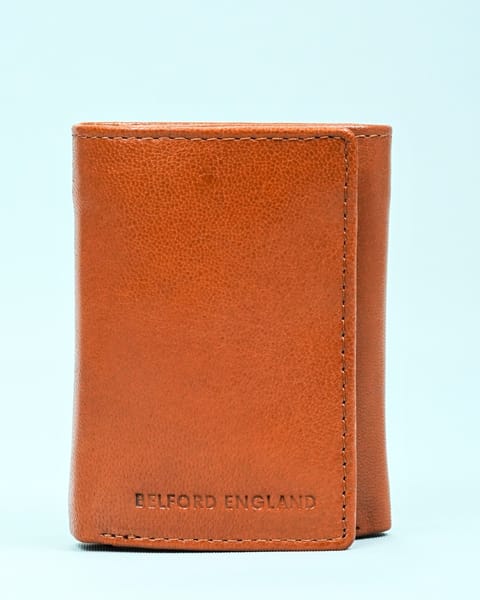 Detroit - Men’s Original Leather [Smart Card Pop UP] Wallet (Cognac) - Image 9