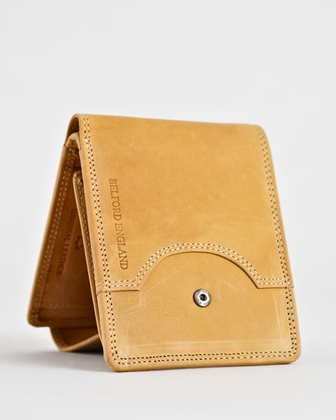 Derby - Men’s Original Leather Wallet (Rugged Tan) - Image 5