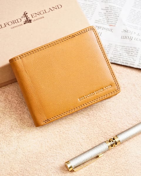 Cambridge - Men’s Original Leather Wallet (Executive Tan) - Image 10