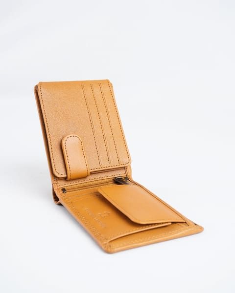 Cambridge - Men’s Original Leather Wallet (Executive Tan) - Image 4