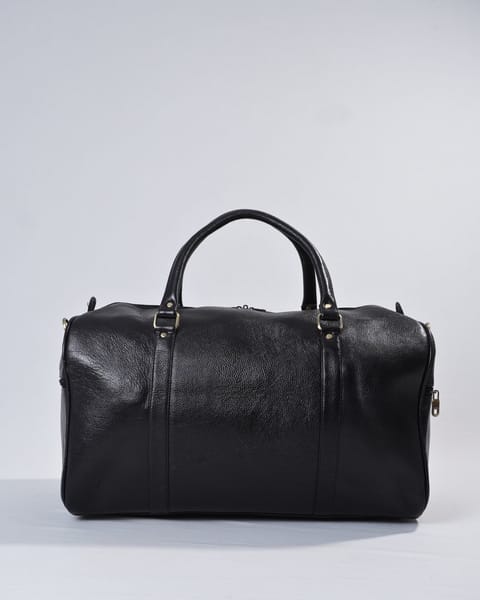 Classic Traveller - Original Leather Travel Bag (Black) - Image 2