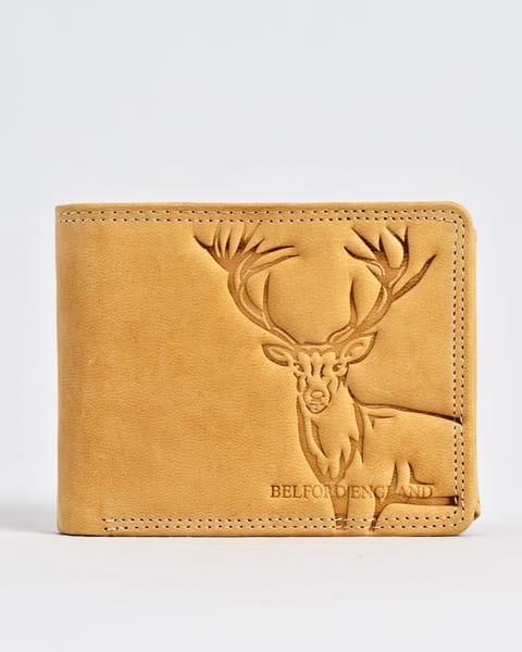 Cambridge (Limited Edition) Men’s Original Leather Wallet - Rugged Tan - Deer - Image 2