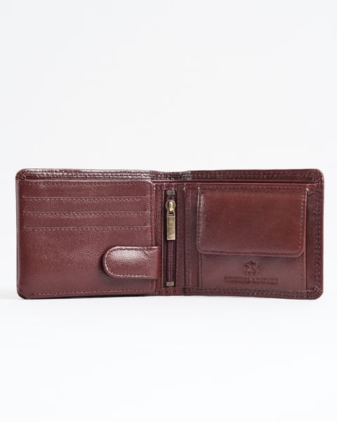 Cambridge Men’s Original Leather Wallet (Elite Brown) - Image 2