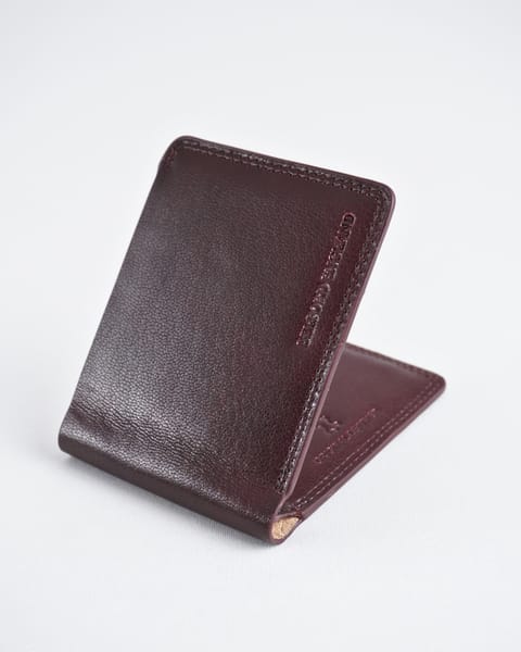 Heritage (Sleek Series) - Men’s Original Leather Wallet (Cherry) - Image 3