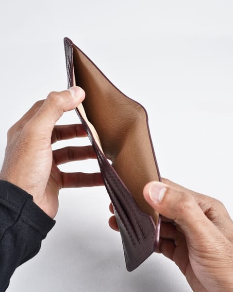 Heritage (Sleek Series) - Men’s Original Leather Wallet (Cherry) - Image 7