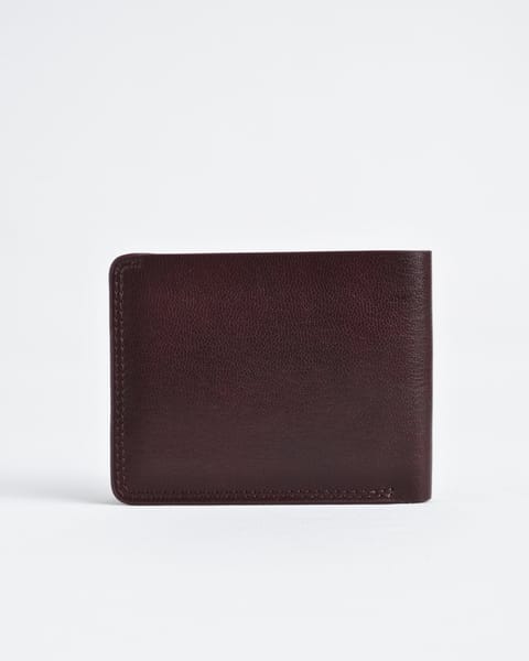 Heritage (Sleek Series) - Men’s Original Leather Wallet (Cherry) - Image 8