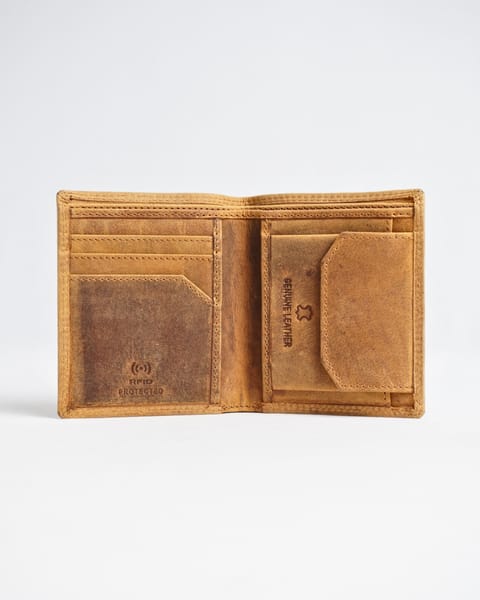 Hyde Men’s Original Leather Wallet (Rugged Tan)