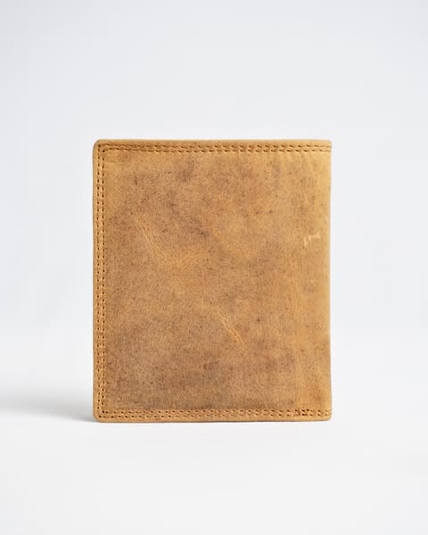 Hyde Men’s Original Leather Wallet (Rugged Tan) - Image 4