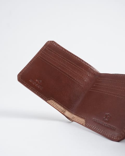 Liverpool - Sleek Men's Original Leather Wallet - (Rich Brown) - Image 6