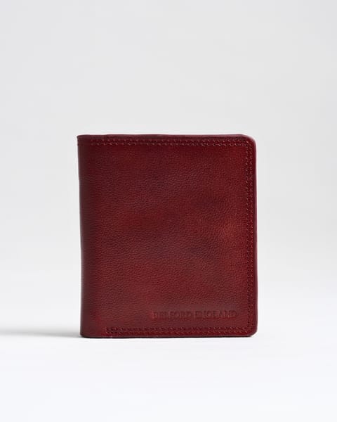 Aubrey - Men’s Original Leather Wallet (Brown & Cherry Blend) - Image 3