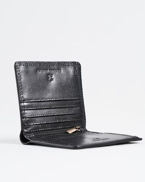 Aubrey - Men’s Original Leather Wallet (Jet black) - Image 4